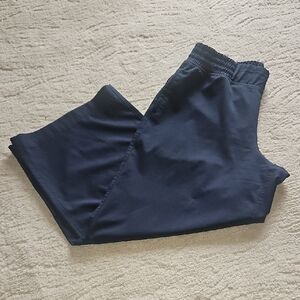 Calia Womens Wide Leg Cropped - NAVY - Size SMALL